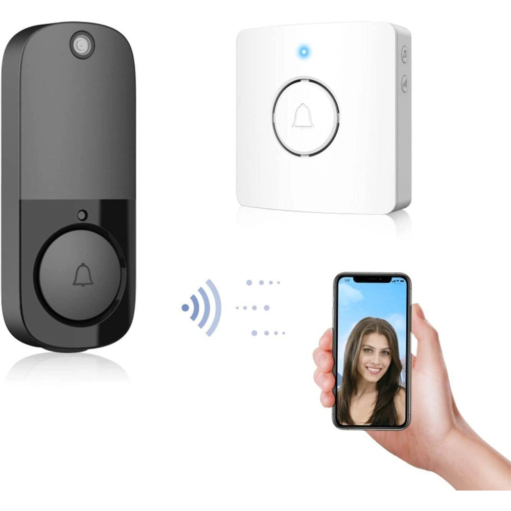 Trade Shop - Videocitofono Ip Senza Fili Wifi Campanello Smart Sensore Di Movimento Ip10a -
