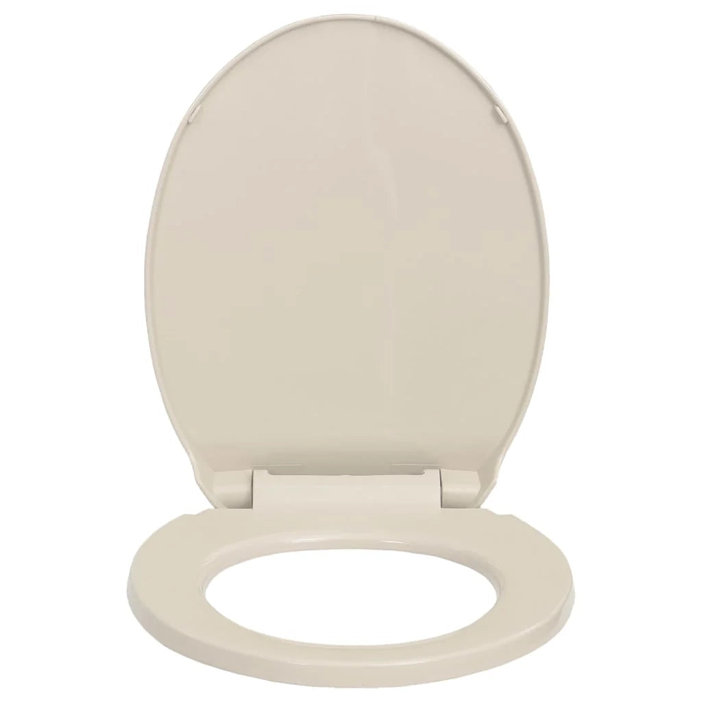 Sedile WC con coperchio a chiusura ammortizzata ovale color albicocca 02_0002919