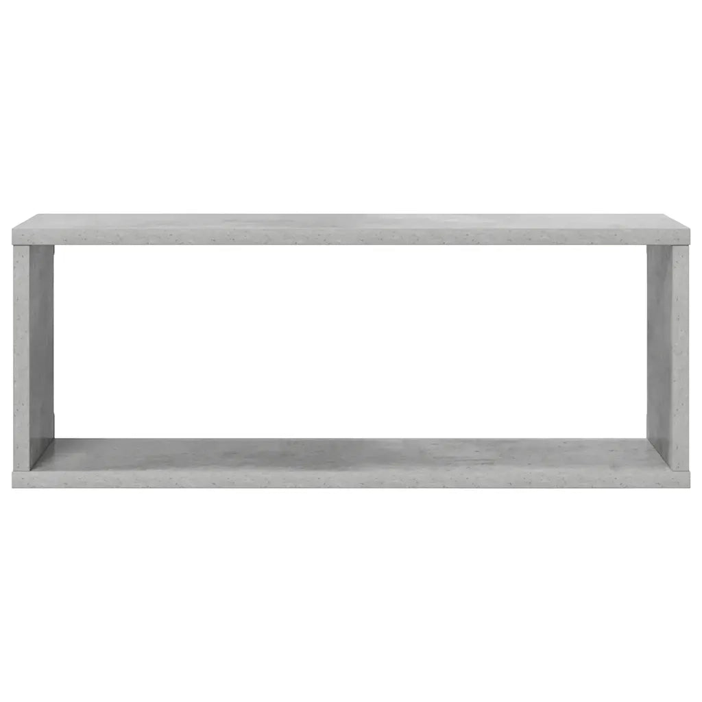 Mensole Parete a Cubo 6pz Grigio Cemento 60x15x23cm Multistrato 807147