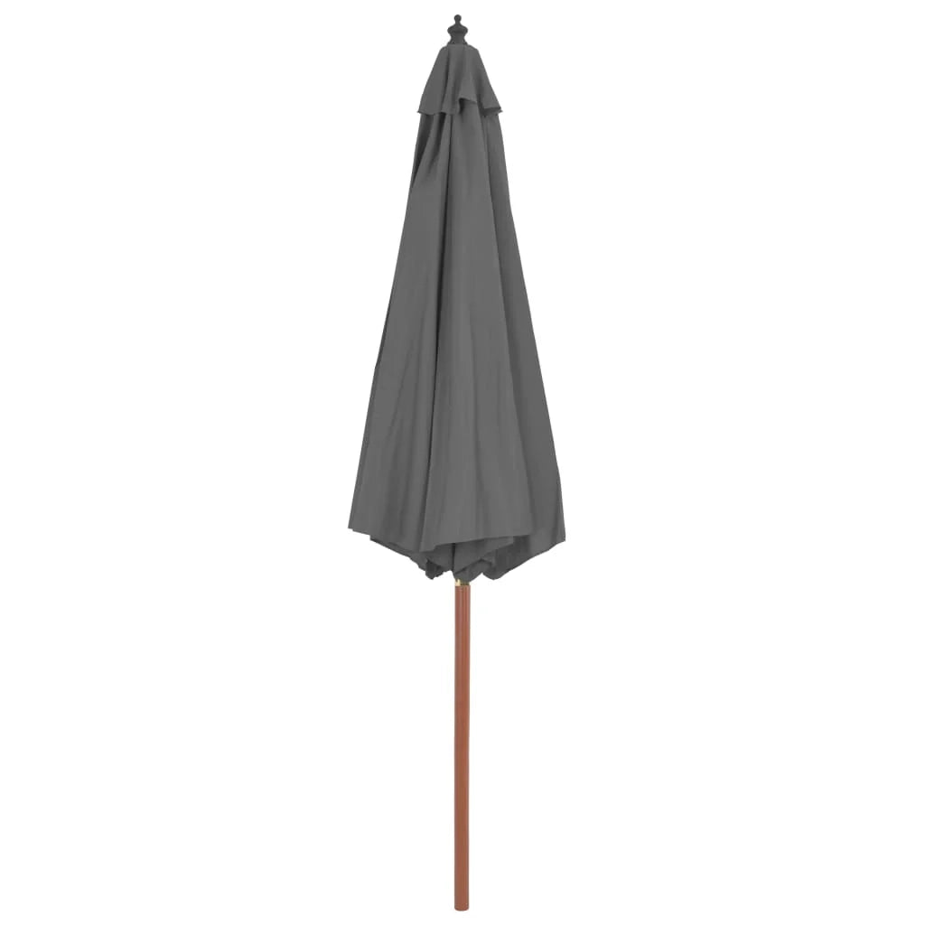 Ombrellone da esterno con palo in legno 300 cm antracite 02_0008248