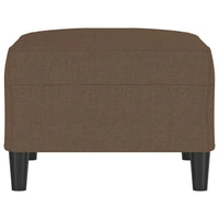 Poggiapiedi Marrone 70x55x41 cm in Tessuto 349306
