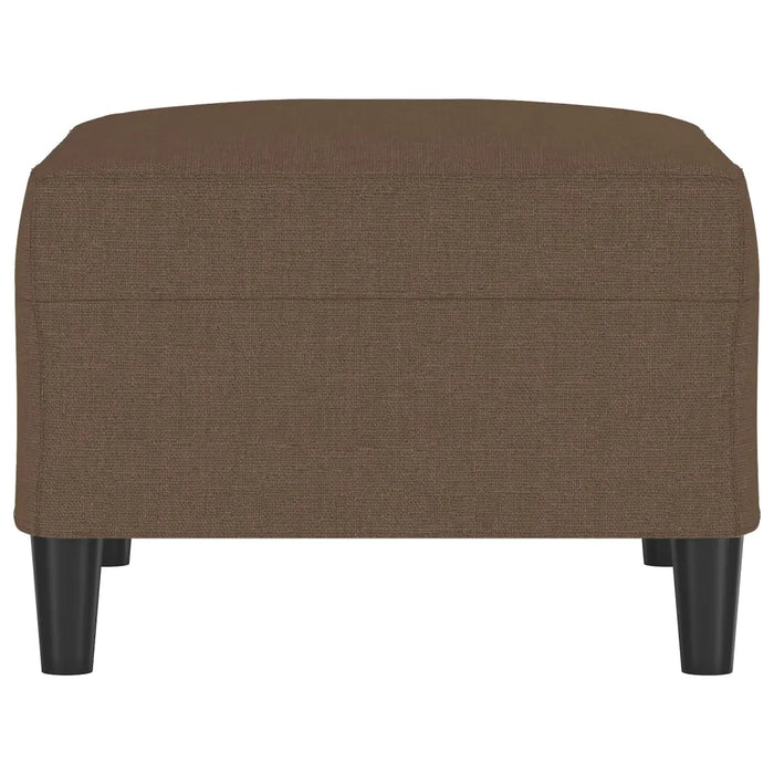 Poggiapiedi Marrone 70x55x41 cm in Tessuto 349306