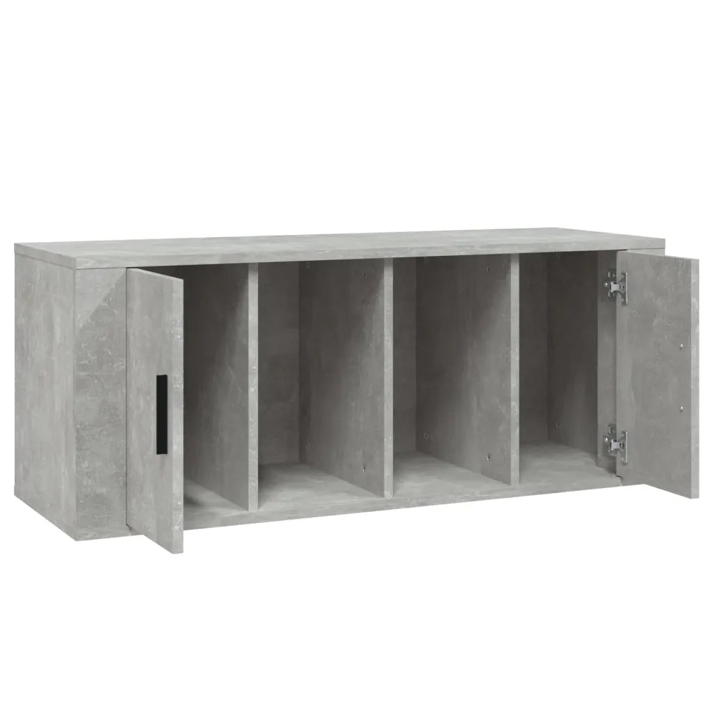 Mobile per TV Grigio Cemento 100x35x40 cm Legno Multistrato cod mxl 25805