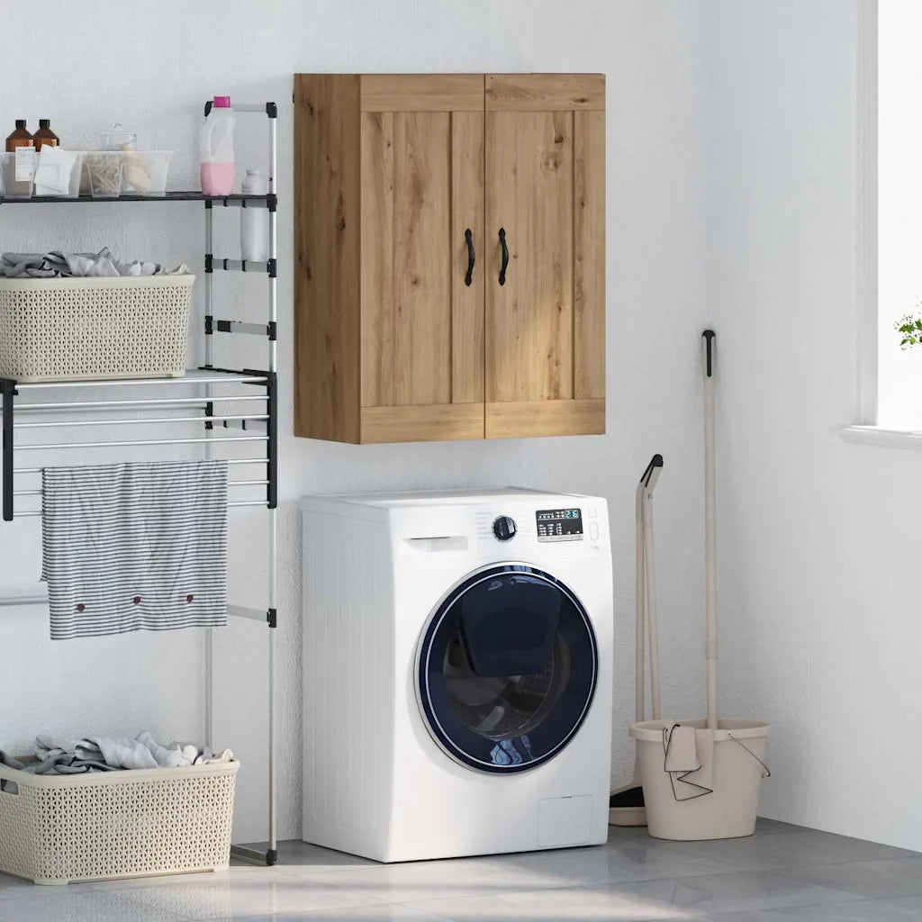 Pensile | Mobile a Parete Rovere artigianale 69,5 x 34 x 90 cm Legno multistrato