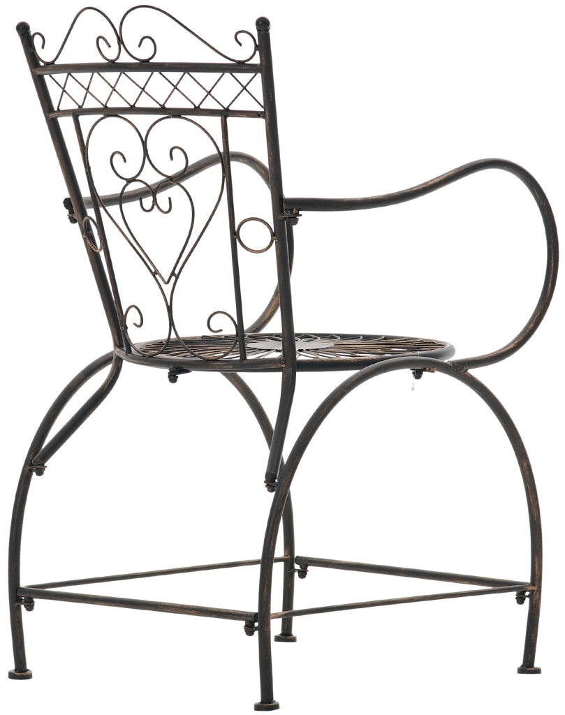 Sedia Giardino Sheela in Metallo bronzo