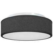 Lampada da soffitto Nero 38 x 38 x 13,5 cm Tessuto CFW2462339