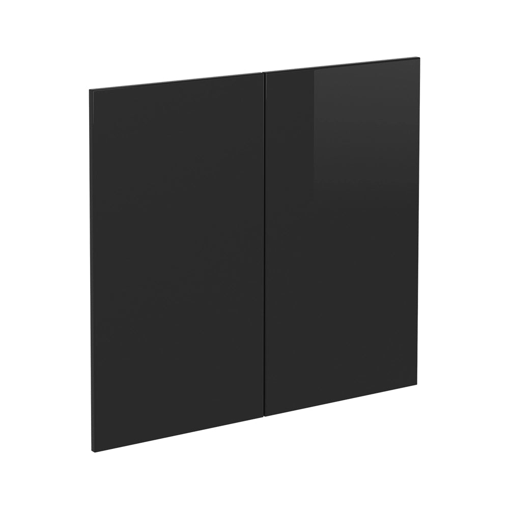 Vicco Frontale cucina Nero lucido 79.2 x 71.3 cm frontale del mobile per mobile sottolavello
