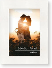 Fotolijst 30x40 cm per Foto 20x30 cm - Inerte e Resistente alla Degradazione - Cornice Fotografica in Beige