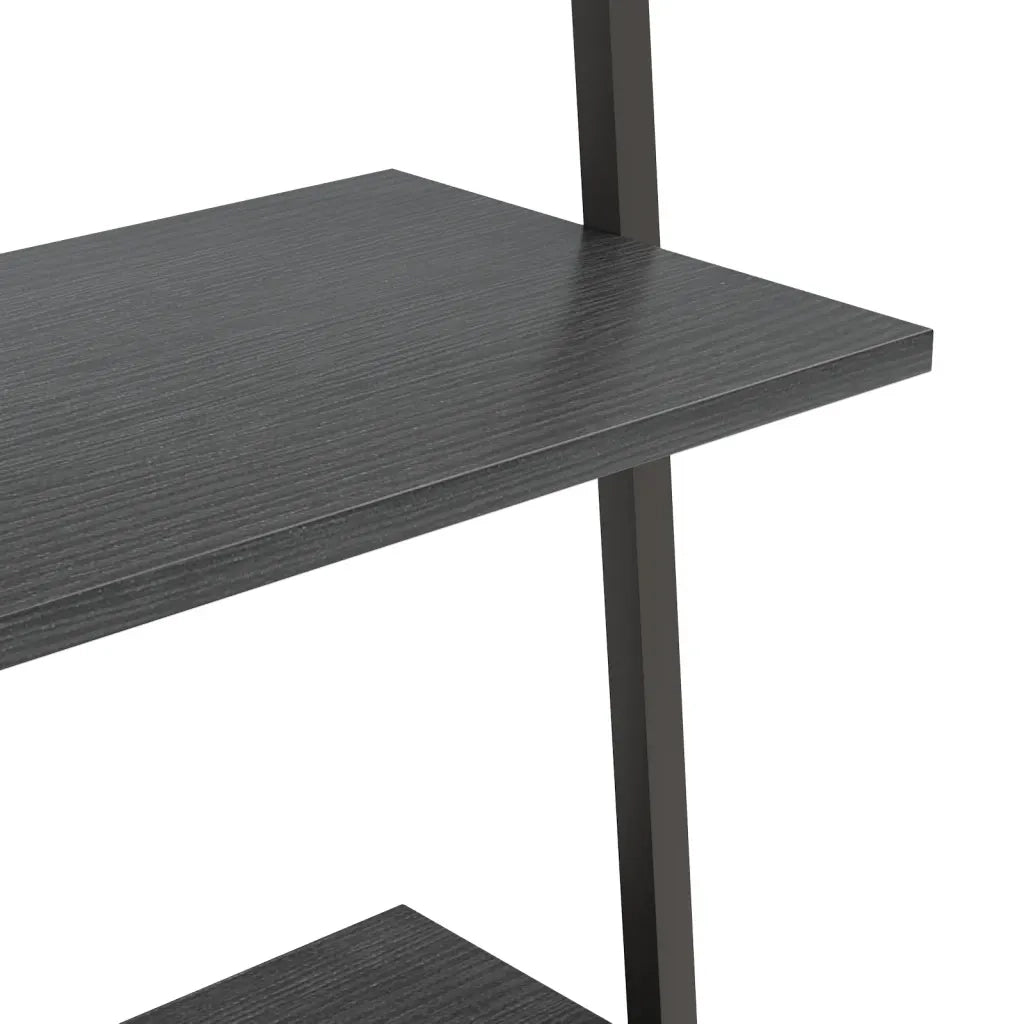 Scaffale Pendente a 4 Livelli Nero 64x34x150,5 cm 336375