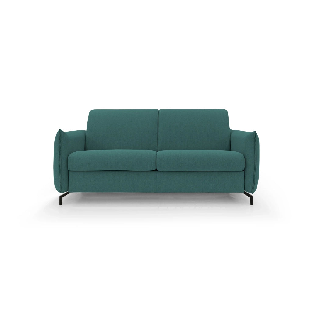 Scarlet Divano letto in tessuto misto cotone impermeabile T19 215 cm (mat.160x197) petrolio