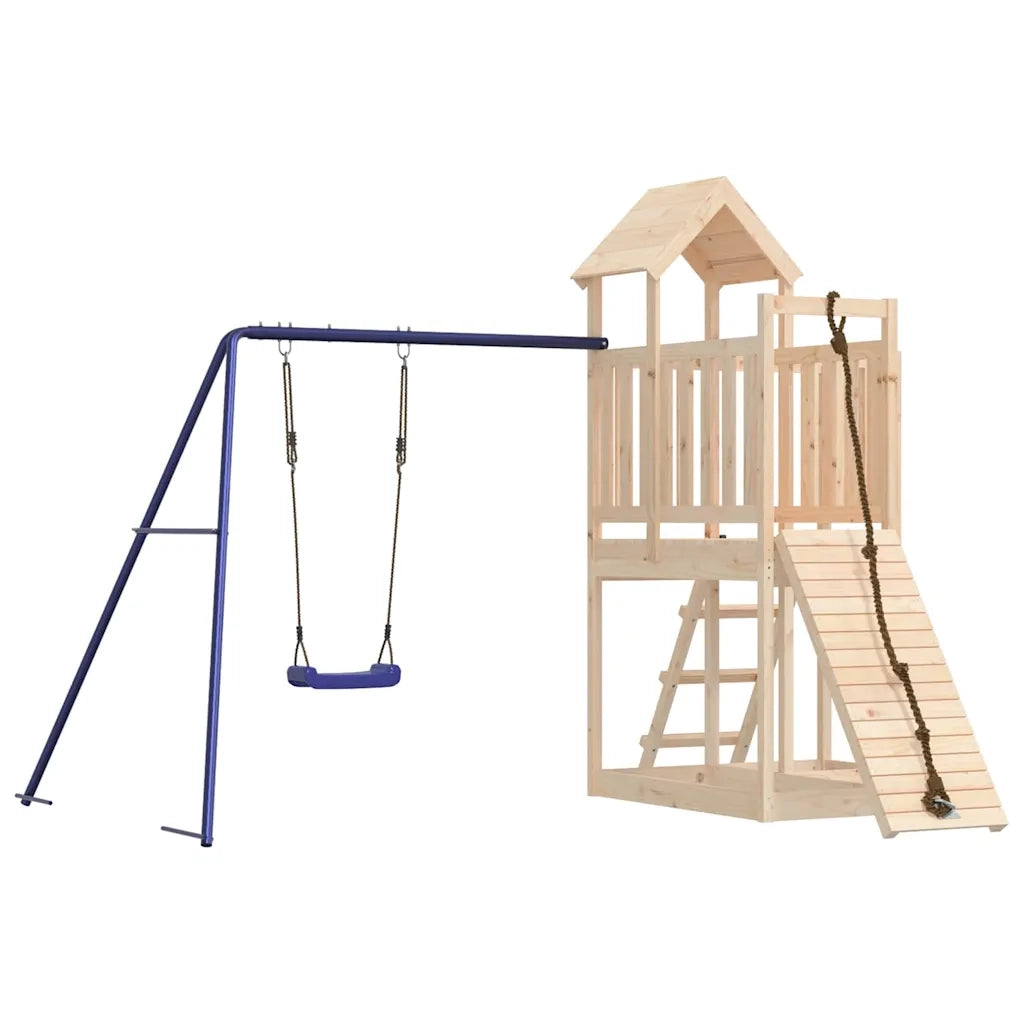 Set da Gioco da Esterno in Legno Massello di Pino 3155834