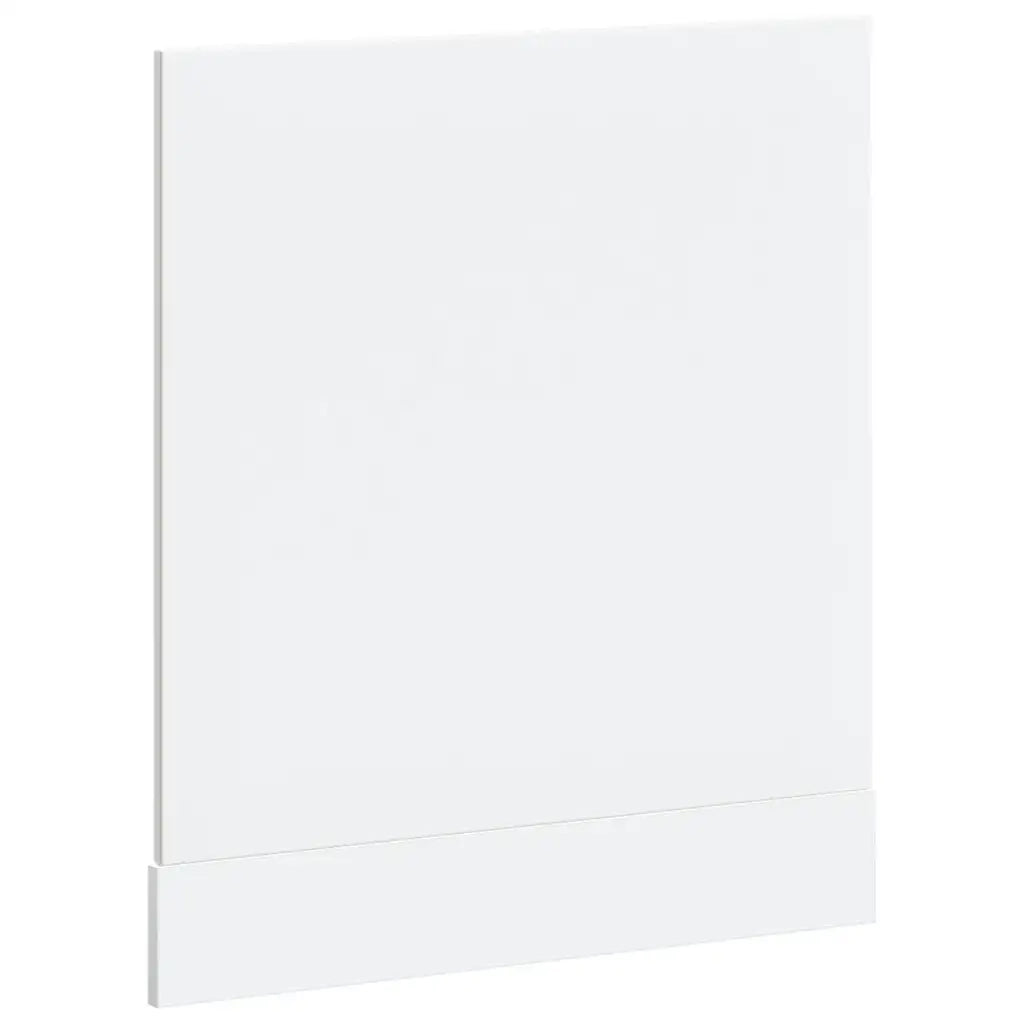 Pannello Lavastoviglie Lucca Bianco Lucido in Legno Multistrato 853899