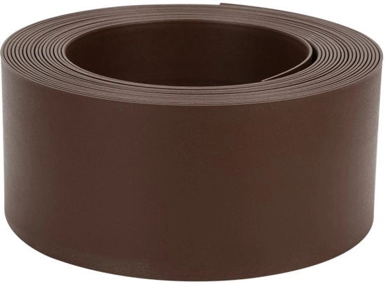 Rand periferico per tappeto erboso - Gazonrand periferico - Tuinafboording flexibile - 2mm spesso - marrone 1000*10*0.2cm