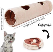 Tunnel per gatti / Giocattolo per gatti - duraturo 120 x 25 cm