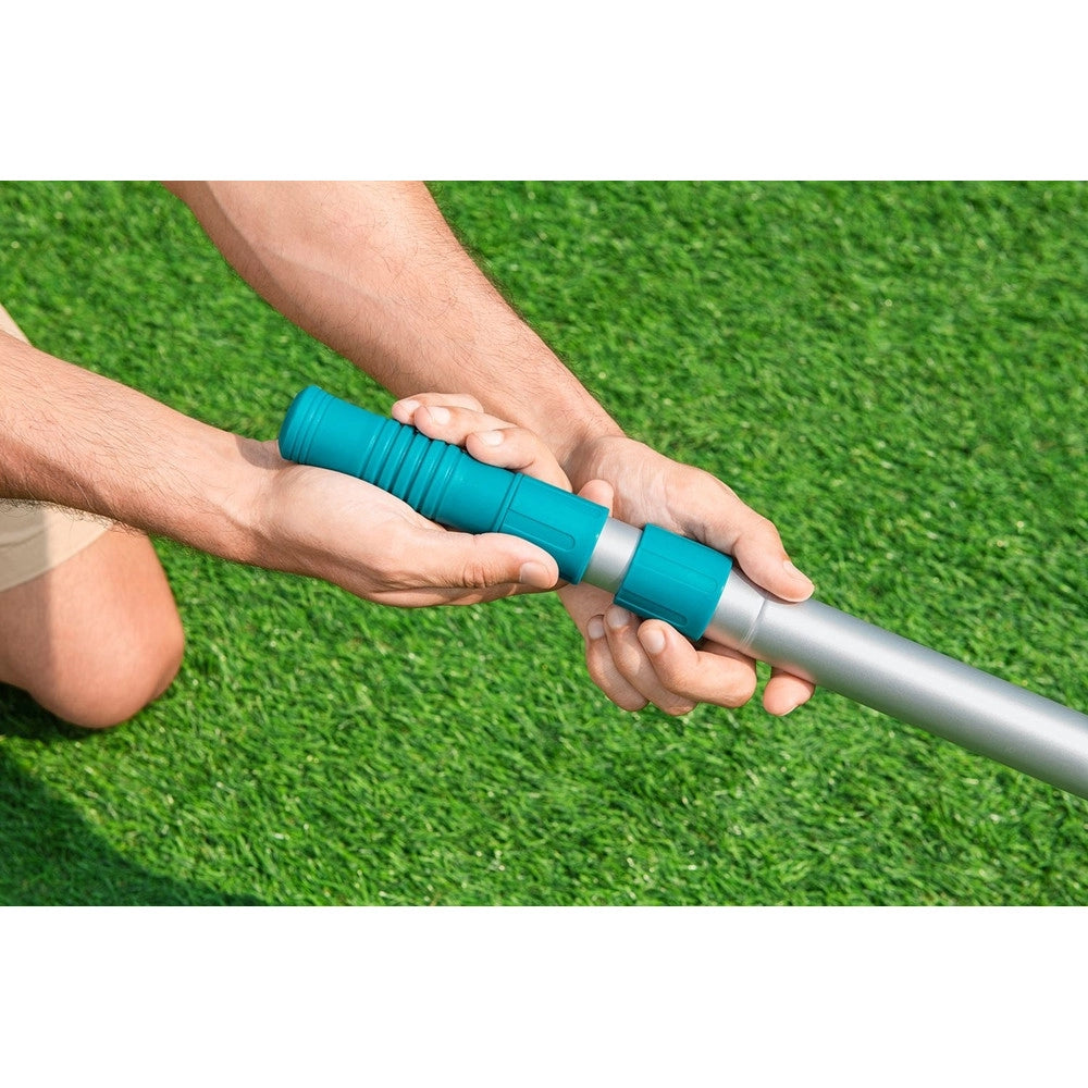 Trade Shop - Asta Telescopica Attacco Universale A 2 Sezioni Da 360cm Retino Aspiratori 58279 -
