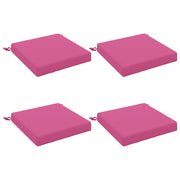 Cuscini per Sedia in 4 Pezzi SOEST 4 pz 100% Poliestere Rosa 944406