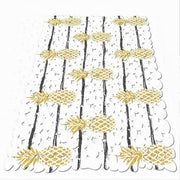 Trade Shop - Tappeto Tappetino Per Vasca Bagno Doccia 28 X 69 Cm Antiscivolo Con Ananas 69921 -