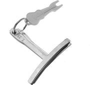 Set di livella con forma di chitarra per 9 pezzi - Kit di strumenti per liutai - In acciaio inossidabile - Leggero - Incluso accessorio a forma di chitarra - Livella per chitarra e basso