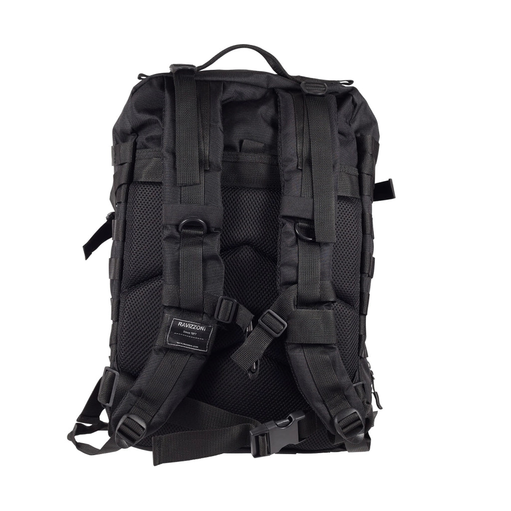 Zaino multiuso da viaggio tempo libero, leggero 30x26x50cm Muntain poliestere nero
