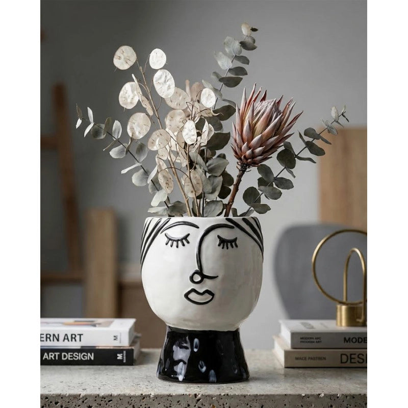 Vaso Pot Face cm ø 14x18,2
