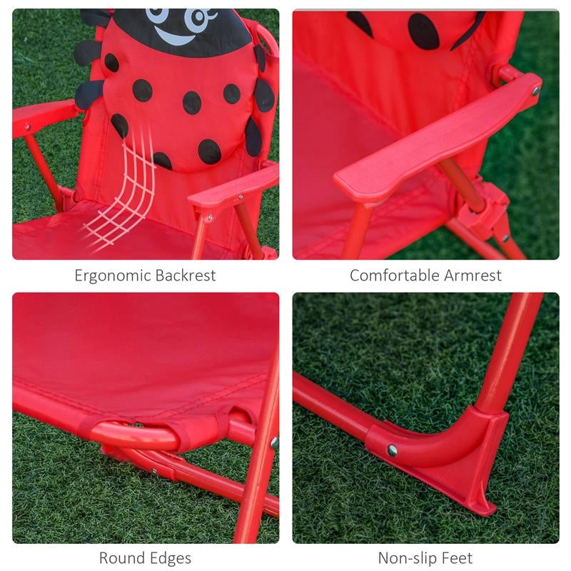 SET TAVOLO DA GIARDINO CON 2 SEDIE PIEGHEVOLI E OMBRELLONE PER BAMBINI