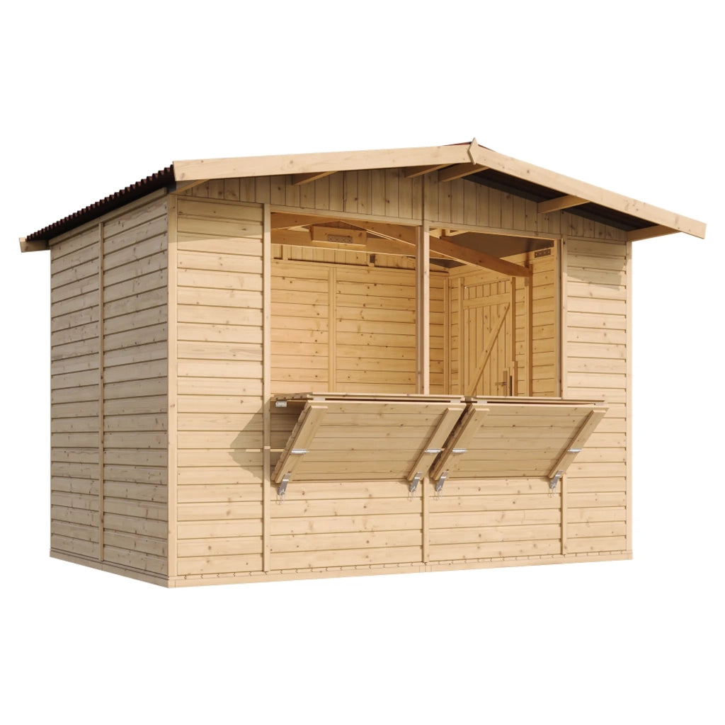 Chiosco in legno da giardino - 336x263 cm/6 m2 - TIMBELA M150