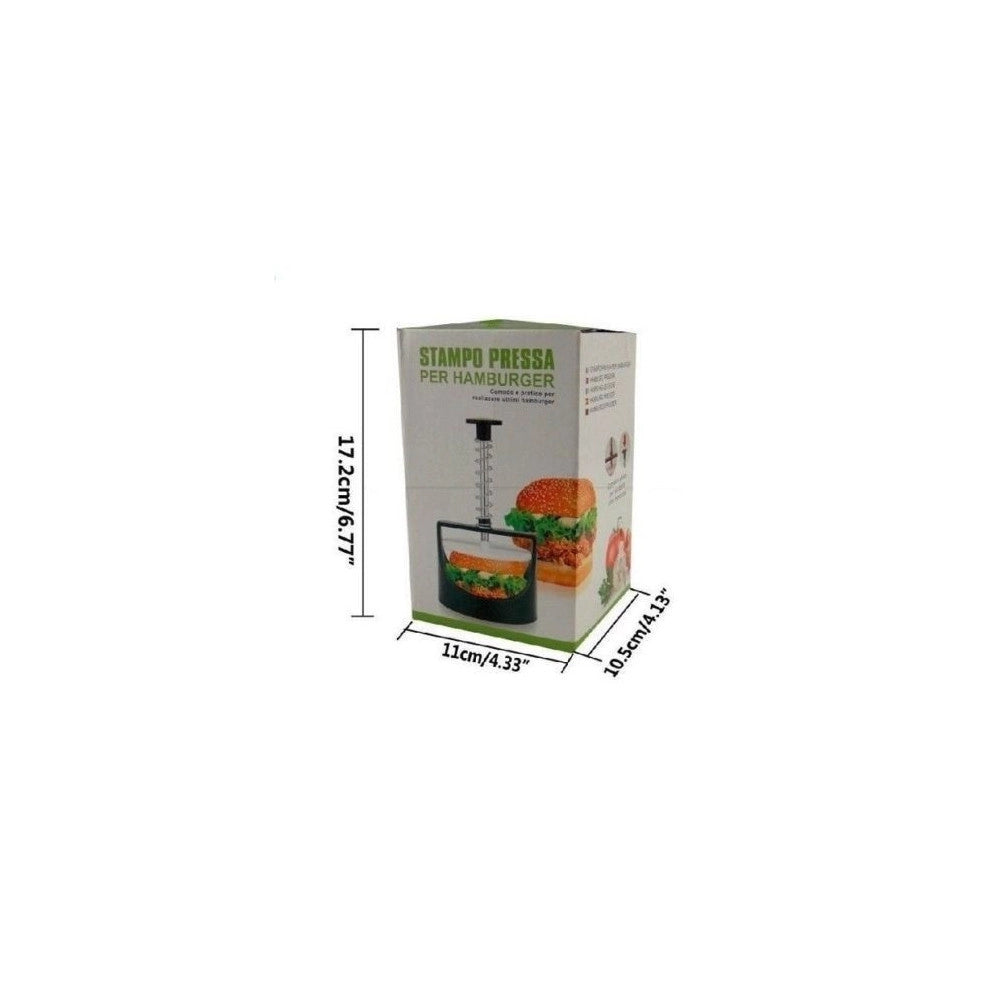 Trade Shop - Stampo Pressa Panino Per Hamburger Gadget Cucina Crea Panini Formina Utensile -