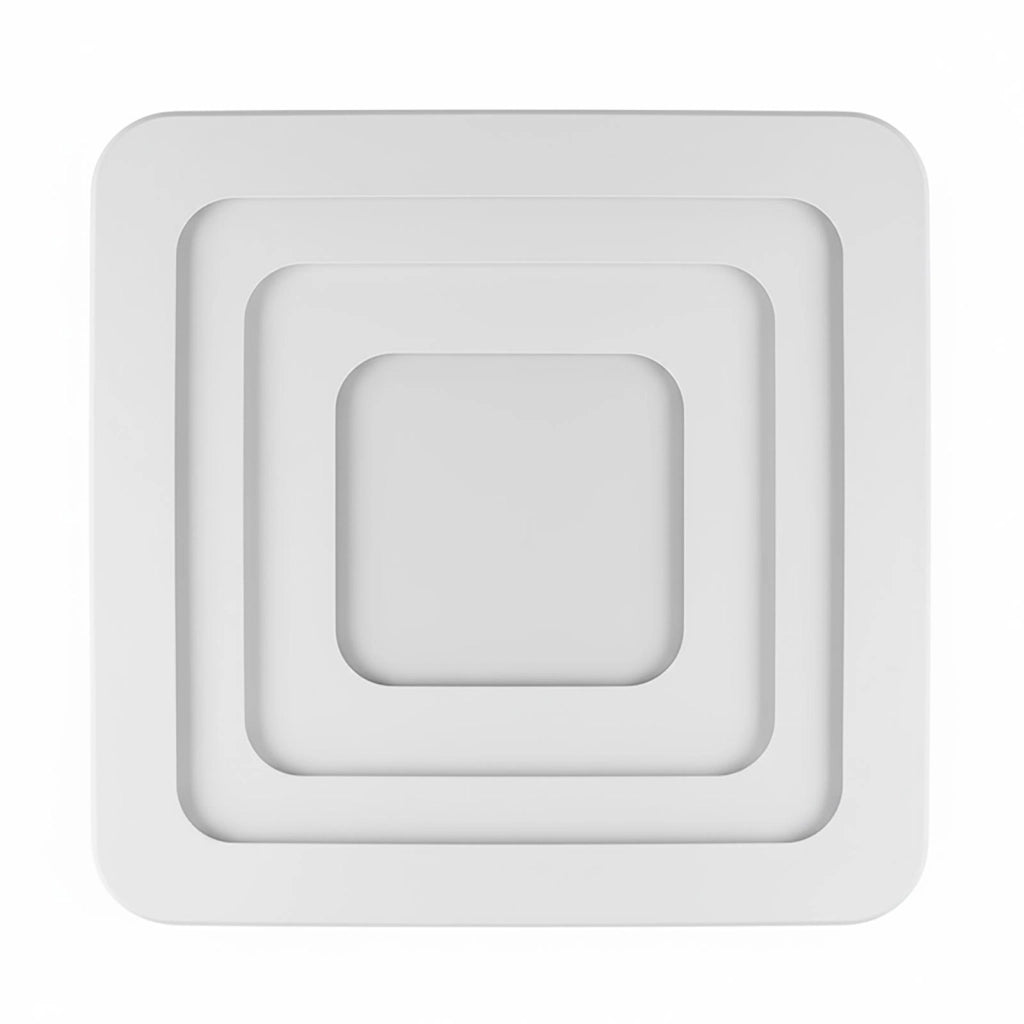 Plafoniera moderna LED 64W design geometrico lampada BLUETOOTH 3 step luce camera da letto ufficio con telecomando