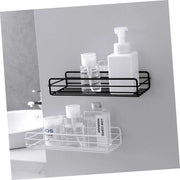 Raccordo per vasca, lavabo e doccia - bianco Raccordo per organizzazione bagno - mensola angolare Raccordo per cucina e doccia - fissaggio al muro Organizzatore bagno