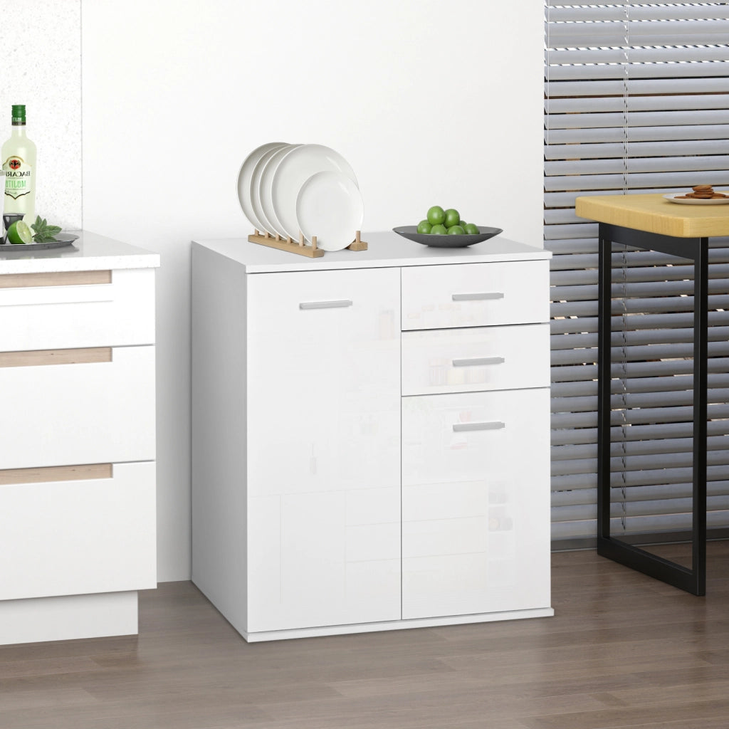 Cassettiera Stretto ¨C zephmum ¨C Bianco 71x35x76 cm