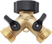 Adattatore Y a forma di 3/4 splitter per tubo di rame 2 vie per irrigazione esterna - Fitting di connessione - 1 pezzo.