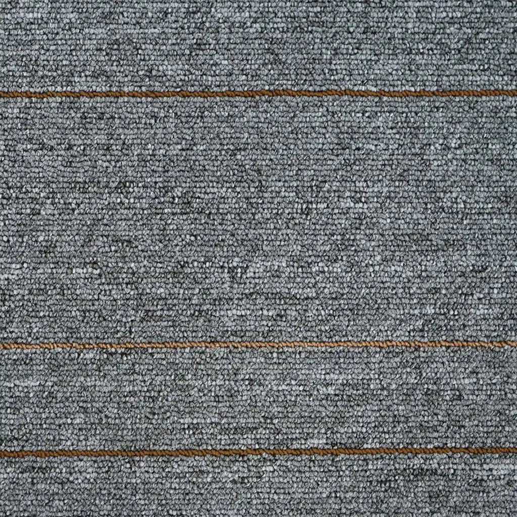 Piastrella per Tappeto Grigio chiaro con strisce 50 x 50 cm CFW7481760