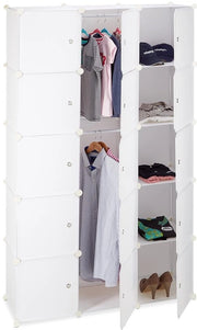 Garderoba individuale con 2 cordoni per vestiti - versatile e stile - 1 pezzo