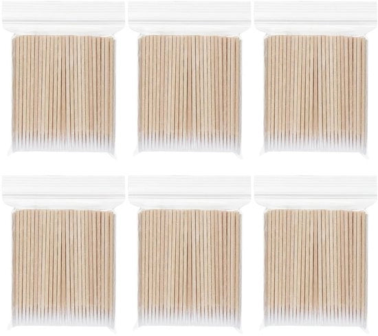 Set di spugnette in cotone 600 pezzi - Spugnette puntute
