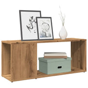 Mobile Porta TV Rovere Artigianale 80x24x32cm Legno Multistrato 856733