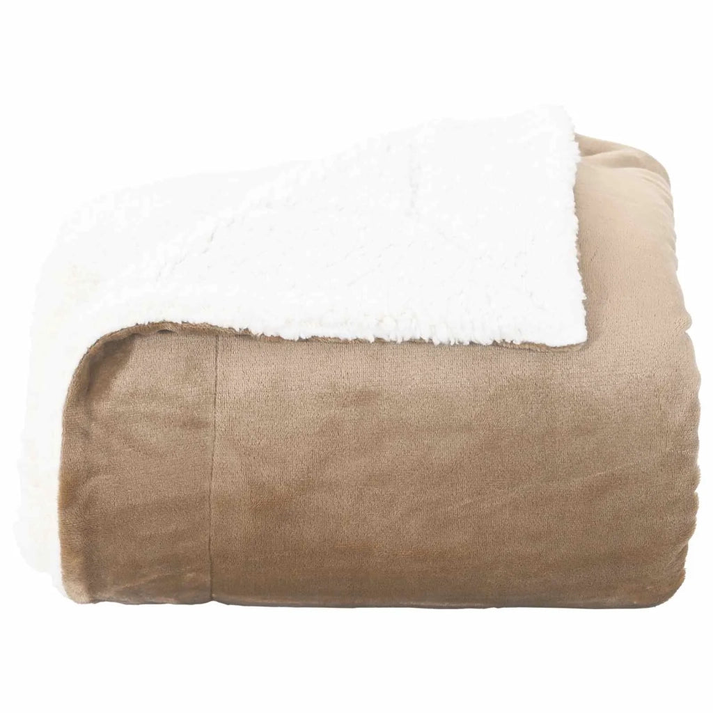 Coperta Cammello 220 x 240 cm Panno 42016979