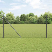 Palo della recinzione Grigio 25 x 1,4 m (rete 16 x 16 mm)