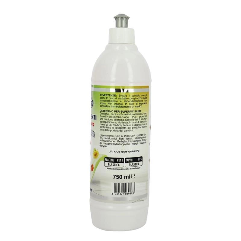 MAURY'S LAVAPAVIMENTI SUPERPROFUMATO SQUEEZABLE 750ML, SET 6PZ FLOREALE