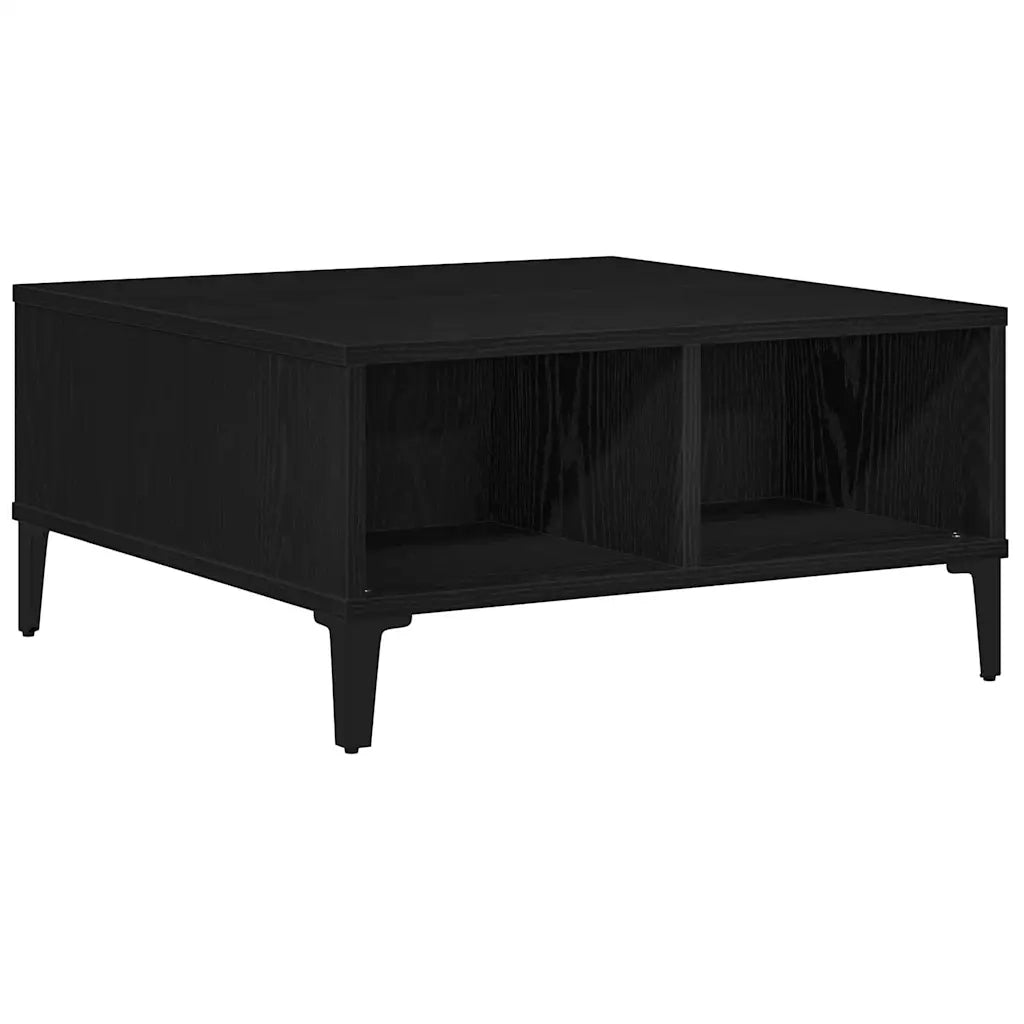 Tavolino da salotto Rovere Nero 60 x 60 x 30 cm 862589