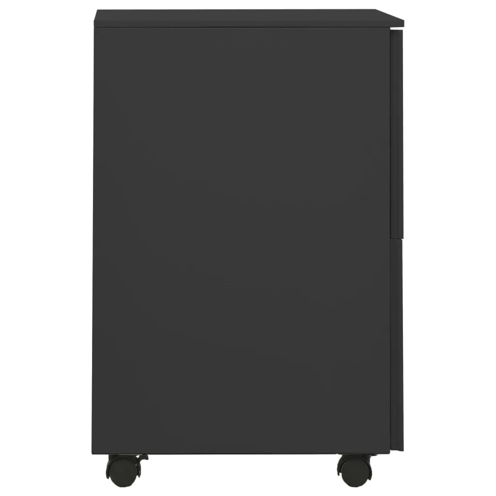 Schedario Mobile Antracite 39x45x67 cm in Acciaio cod mxl 56004