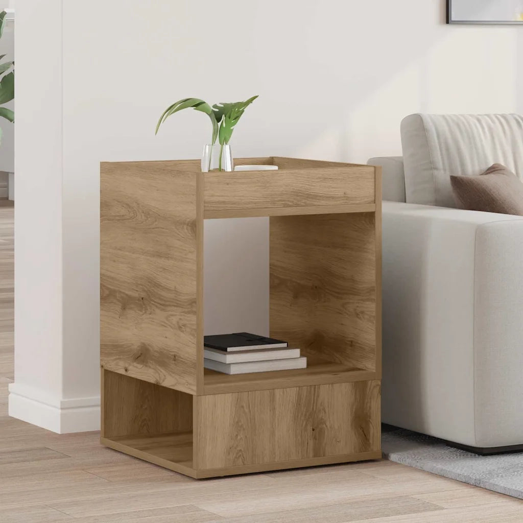 Tavolino Rovere artigianale 40 x 40 x 56 cm 890958