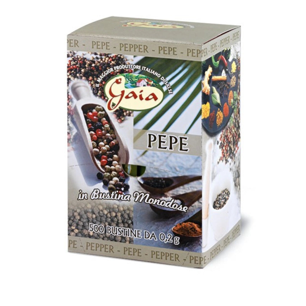 Gaia pepe nero tre confezione da 500 bustine 0,2 grammi ciascuna