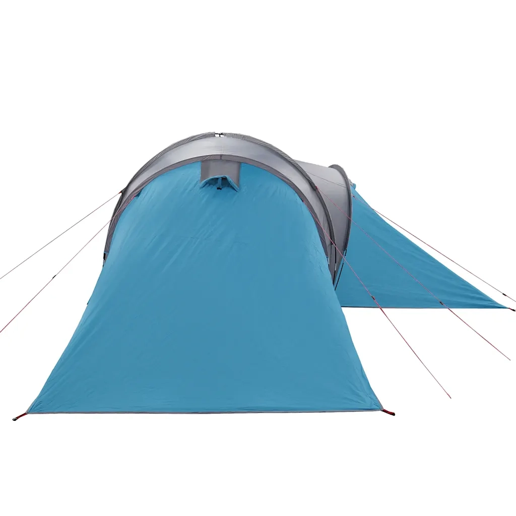 Tenda da Campeggio a Cupola per 4 Persone-Tenda per Escursionismo Blu Impermeabile 913058