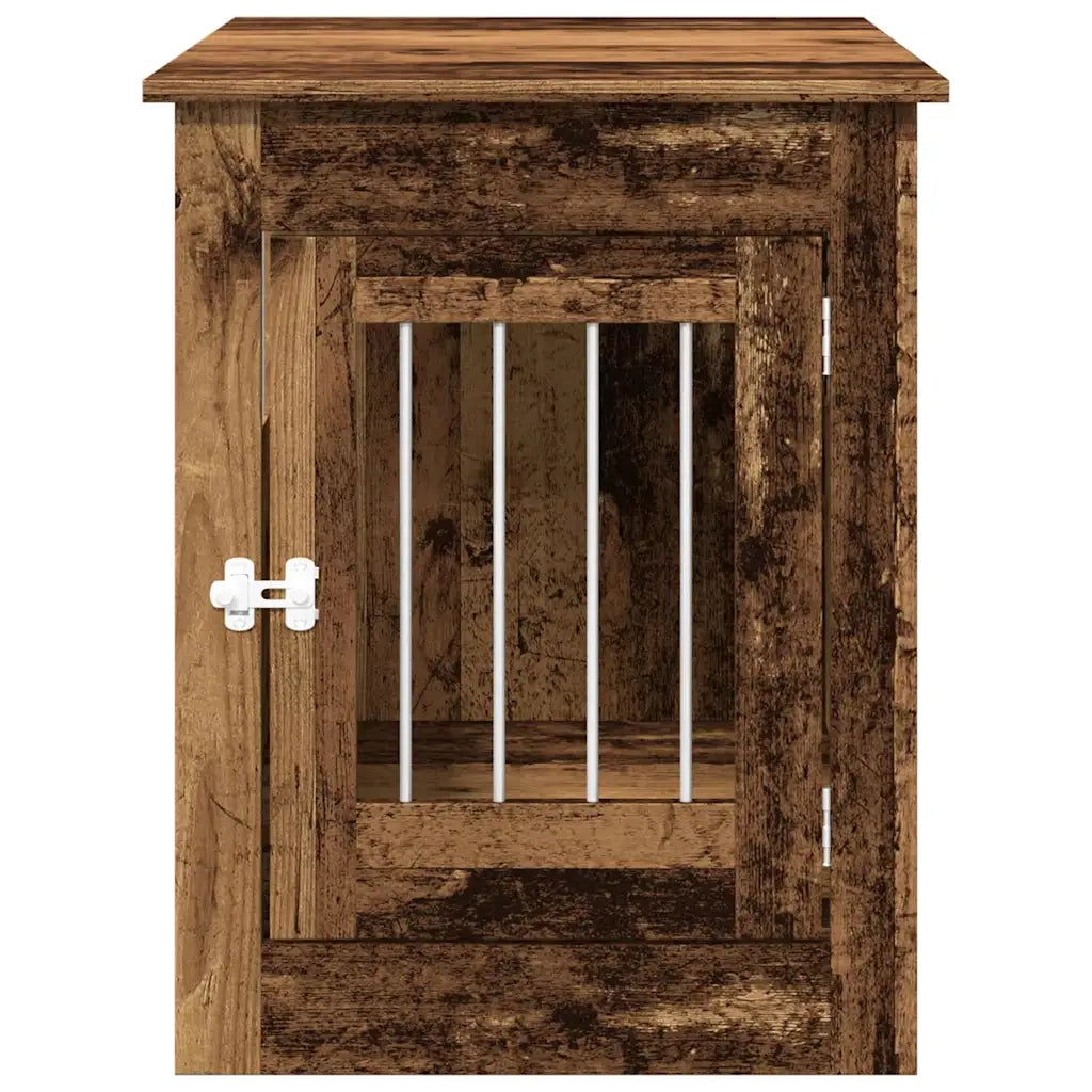 Gabbia Cani da Arredamento Legno Antico Legno Multistrato