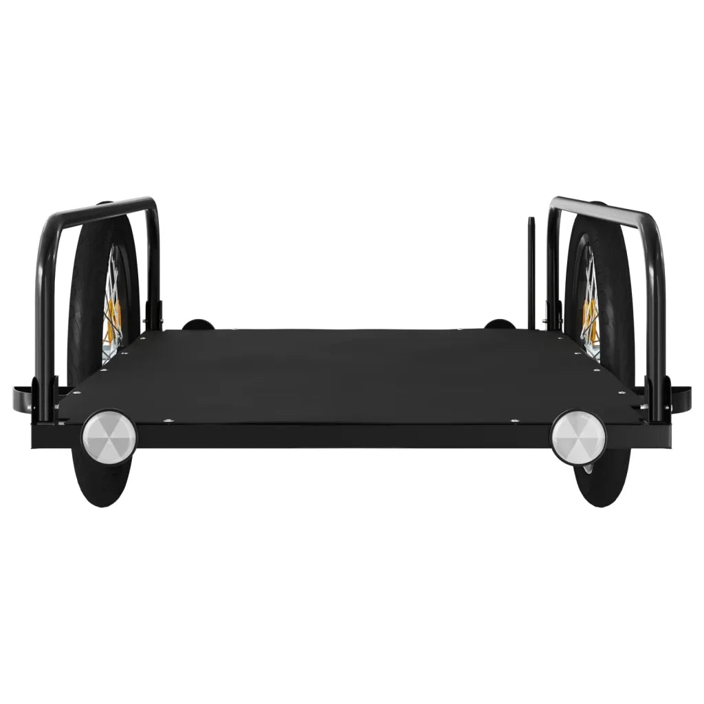 Rimorchio da Bici Nero 135x70x37 cm in Ferro CFW6648438