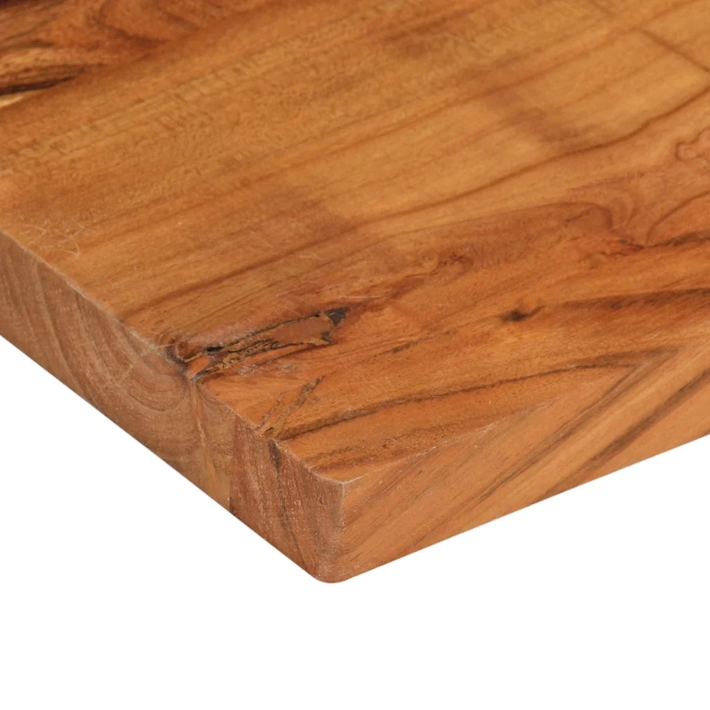 Piano per Tavolo | Superficie Tavolo | Piano Scrivania 50x50x2,5 cm Quadrato Legno Massello di Acacia