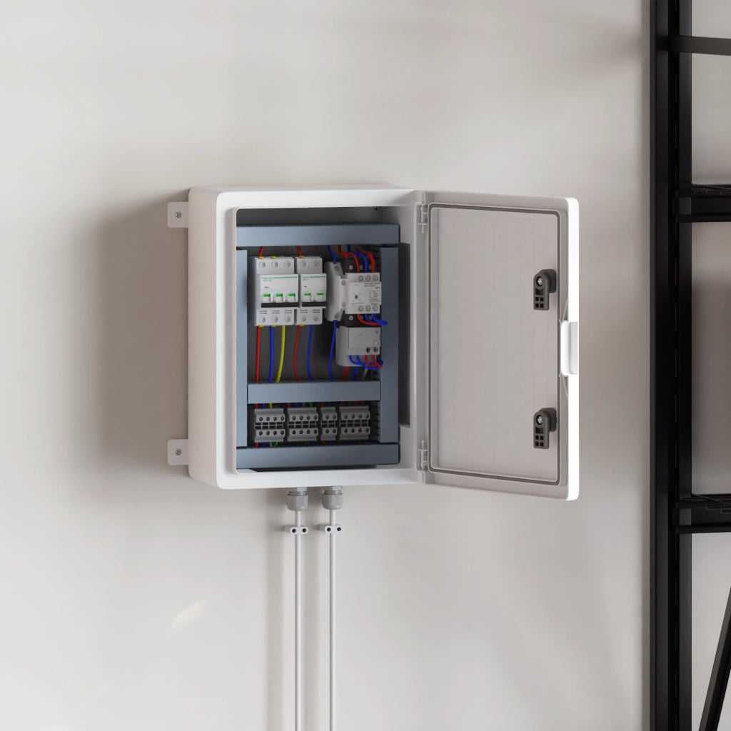 Armadio di controllo IP65 Impermeabile Grigio 30x19,5x40 cm Plastica ABS