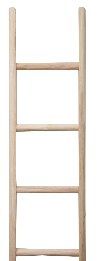 Biscottini Scala in legno grezza L36XPR5,5XH200 cm. Made in Italy