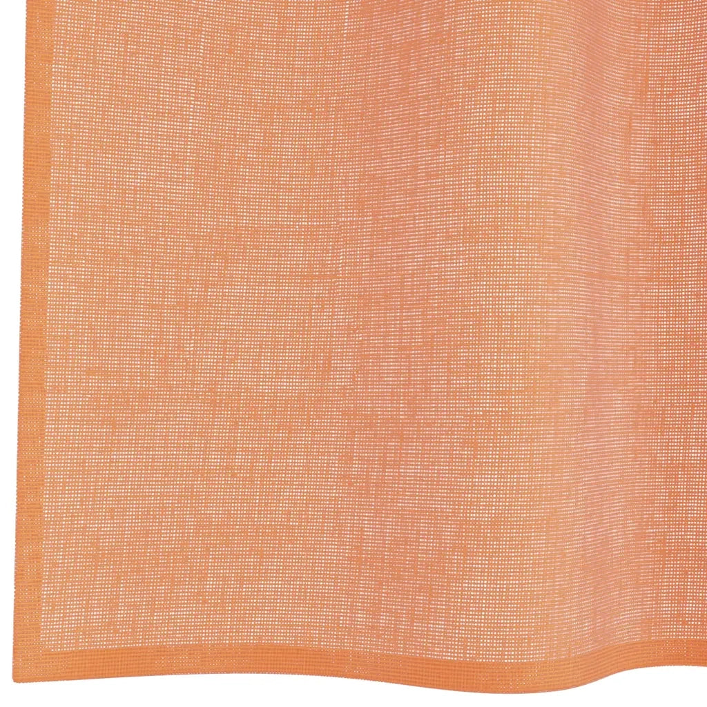 Tende in Voile con Occhielli 2 pz Terracotta 4102141