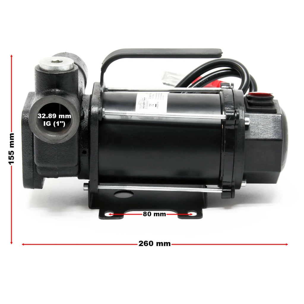 Pompa autoadescante per gasolio 80 litri al minuto 550 watt 12 V carburante 16_0002671